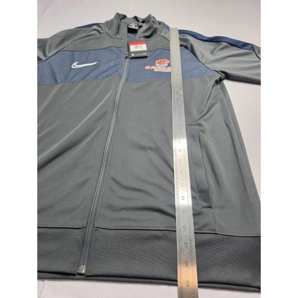 Nike Dri-Fit Clayton State Soccer Jacket Men's Large Navy Gray Academy Pro NWT